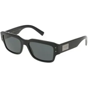 Luxottica Fashion Brillen Vertriebs GmbH Dolce&Gabbana DG4483 Herren-Sonnenbrille Vollrand Quadratisch Acetat-Gestell, Schwarz
