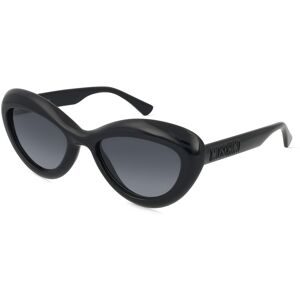 Safilo GmbH Moschino 163/S Damen-Sonnenbrille Vollrand Cat Eye Kunststoff-Gestell, Schwarz