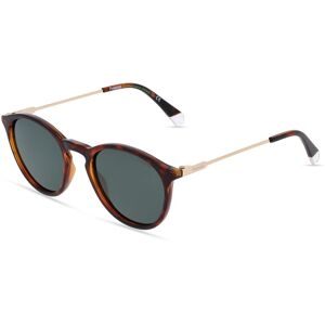 Safilo GmbH Polaroid PLD 4129/S/X Unisex-Sonnenbrille Vollrand Panto Kunststoff-Gestell, Havanna
