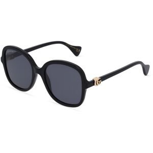 Kering Eyewear Spa Gucci GG 1178S Unisex-Sonnenbrille Vollrand Quadratisch Acetat-Gestell, Schwarz