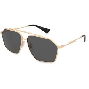 Luxottica Fashion Brillen Vertriebs GmbH Dolce&Gabbana 0DG2303 Herren-Sonnenbrille Vollrand Pilot Metall-Gestell, Gold