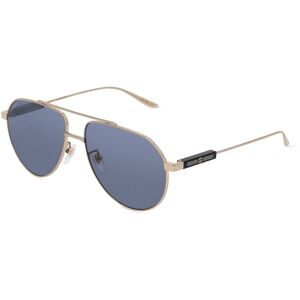 Kering Eyewear Spa Gucci GG1311S Unisex-Sonnenbrille Vollrand Pilot Metall-Gestell, Gold