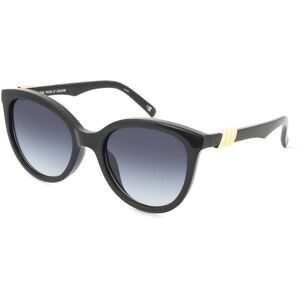 Tree Distribution GmbH Le Specs LSP2552218 Damen-Sonnenbrille Vollrand Rund Kunststoff-Gestell, Schwarz