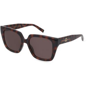 Kering Eyewear Spa Gucci GG2102S Damen-Sonnenbrille Vollrand Butterfly Kunststoff-Gestell, Havanna