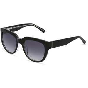 BoDe Design Vertriebs GmbH Botaniq 7001 Herren-Sonnenbrille Vollrand Butterfly Metall-Gestell, Schwarz