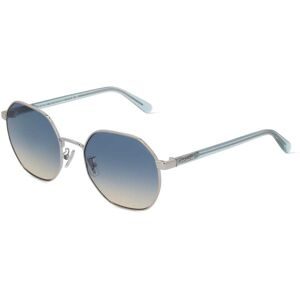 Luxottica Fashion Brillen Vertriebs GmbH Coach HC7147 Damen-Sonnenbrille Vollrand Quadratisch Metall-Gestell, Silber