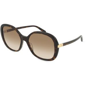 Thélios Stella McCartney SC40073I Unisex-Sonnenbrille Vollrand Rund Kunststoff-Gestell, Havanna