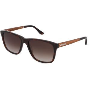 Masterdis Woodfellas 11712 OBERHAUS Unisex-Sonnenbrille Vollrand Quadratisch Kunststoff-Gestell, Havanna