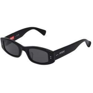 Thélios Kenzo KZ40166U Unisex-Sonnenbrille Vollrand Quadratisch Kunststoff-Gestell, Schwarz
