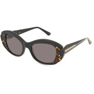 Mondottica Deutschland GmbH Sandro SA6061 Damen-Sonnenbrille Vollrand Quadratisch Acetat-Gestell, Schwarz