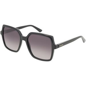 Marchon Germany GmbH Calvin Klein CK25537S Damen-Sonnenbrille Vollrand Butterfly Kunststoff-Gestell, Schwarz