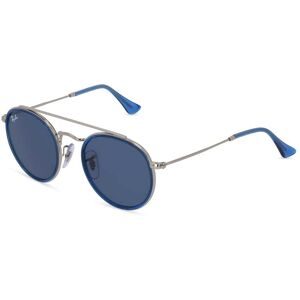 Luxottica Fashion Brillen Vertriebs GmbH Ray-Ban Junior RJ 9647S Kinder-Sonnenbrille Vollrand Rund Metall-Gestell, Silber