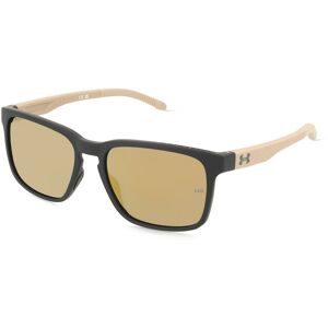 Safilo GmbH Under Armour UA ASSIST 2 Herren-Sonnenbrille Vollrand Eckig Kunststoff-Gestell, Schwarz