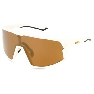 Uvex Sports S533089 skyryse Unisex-Sonnenbrille Vollrand Monoscheibe Kunststoff-Gestell, Weiß