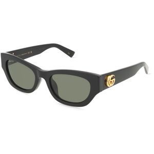 Kering Eyewear Spa Gucci GG1954SA Damen-Sonnenbrille Vollrand Cat Eye Acetat-Gestell, Schwarz