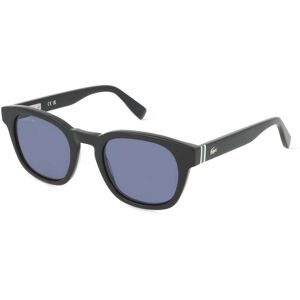 Marchon Germany GmbH Lacoste L6015S Unisex-Sonnenbrille Vollrand Quadratisch Kunststoff-Gestell, Schwarz