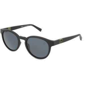 Marcolin Deutschland GmbH Timberland TB9323 Herren-Sonnenbrille Vollrand Rund Acetat Spritzguss-Gestell, Schwarz