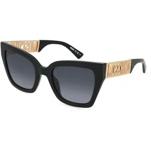 Safilo GmbH Moschino 161/S Damen-Sonnenbrille Vollrand Cat Eye Acetat-Gestell, Schwarz