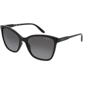 Luxottica Fashion Brillen Vertriebs GmbH Vogue eyewear VO5520S Damen-Sonnenbrille Vollrand Butterfly Kunststoff-Gestell, Schwarz