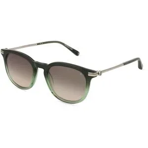 Design Eyewear Group Germany GmbH Scotch & Soda 8024 Unisex-Sonnenbrille Vollrand Rund Acetat-Gestell, Grün