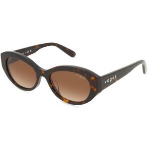 Luxottica Fashion Brillen Vertriebs GmbH Vogue 0VO5659SU Damen-Sonnenbrille Vollrand Geometrisch Acetat-Gestell, Havanna