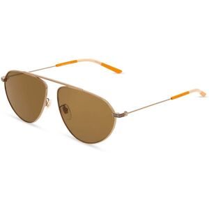 Kering Eyewear Spa Gucci GG1051S Herren-Sonnenbrille Vollrand Pilot Acetat-Gestell, Gold