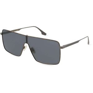 Marchon Germany GmbH Victoria Beckham VB238S Unisex-Sonnenbrille Vollrand Monoscheibe Metall-Gestell, Grau