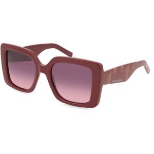 Marchon Germany GmbH Karl Lagerfeld KL6203S Damen-Sonnenbrille Vollrand Eckig Acetat-Gestell, Rot