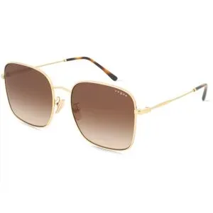 Luxottica Fashion Brillen Vertriebs GmbH Vogue VO4327SD Damen-Sonnenbrille Vollrand Quadratisch Metall-Gestell, Gold