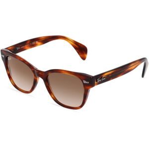 Luxottica Fashion Brillen Vertriebs GmbH Ray-Ban RB0880S Unisex-Sonnenbrille Vollrand Quadratisch Propionat-Gestell, Havanna