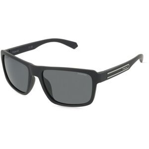 Safilo GmbH Polaroid PLD 2158/S Herren-Sonnenbrille Vollrand Quadratisch Kunststoff-Gestell, Schwarz