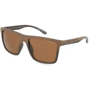 Luxottica Fashion Brillen Vertriebs GmbH Emporio Armani 0AX4162SU Herren-Sonnenbrille Vollrand Quadratisch Kunststoff-Gestell, Braun