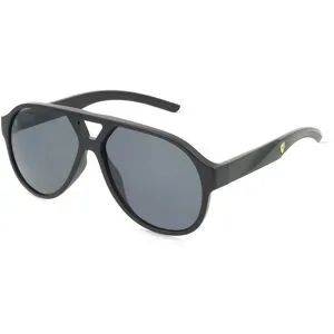 Luxottica Fashion Brillen Vertriebs GmbH Scuderia Ferrari FZ6014U Unisex-Sonnenbrille Vollrand Pilot Kunststoff-Gestell, Schwarz