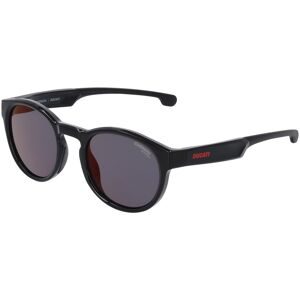 Safilo GmbH Carrera CARDUC 012/S Herren-Sonnenbrille Vollrand Rund Kunststoff-Gestell, Schwarz