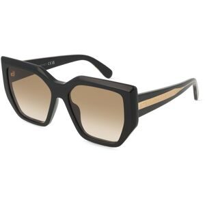 Thélios Stella McCartney SC40075I Damen-Sonnenbrille Vollrand Geometrisch Acetat-Gestell, Schwarz