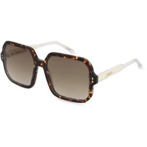 Safilo GmbH Isabel Marant IM 0163/S Damen-Sonnenbrille Vollrand Quadratisch Acetat-Gestell, Havanna