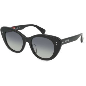 Thélios Kenzo KZ40172F Damen-Sonnenbrille Vollrand Butterfly Kunststoff-Gestell, Schwarz