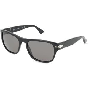 Luxottica Fashion Brillen Vertriebs GmbH Persol PO3341S Unisex-Sonnenbrille Vollrand Quadratisch Acetat-Gestell, Schwarz