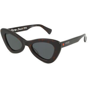 Thélios Kenzo KZ40178I Damen-Sonnenbrille Vollrand Butterfly Kunststoff-Gestell, Grau