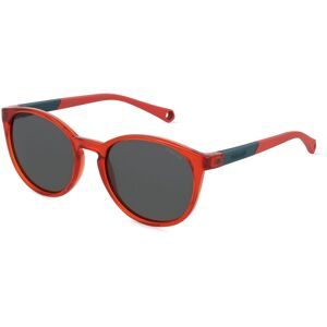 Safilo GmbH Polaroid PLD 8059/S Unisex-Sonnenbrille Vollrand Panto Kunststoff-Gestell, Rot