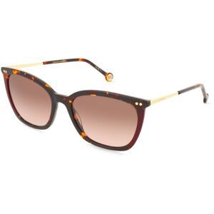 Safilo GmbH Carolina Herrera HER 0344/S Damen-Sonnenbrille Vollrand Butterfly Acetat-Gestell, Havanna