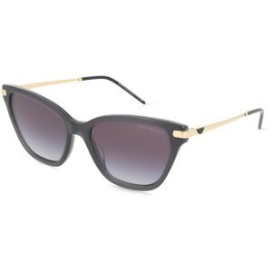 Luxottica Fashion Brillen Vertriebs GmbH Emporio Armani 0EA4251 Damen-Sonnenbrille Vollrand Cat Eye Acetat-Gestell, Schwarz