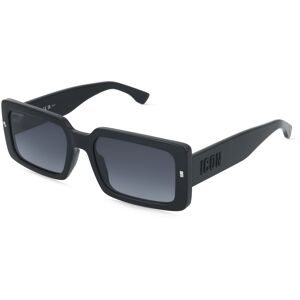Safilo GmbH Dsquared2 ICON 0029/S Herren-Sonnenbrille Vollrand Eckig Kunststoff-Gestell, Schwarz