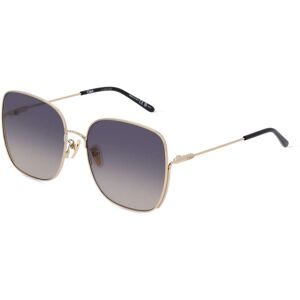Kering Eyewear Spa Chloé CH0170SA Unisex-Sonnenbrille Vollrand Quadratisch Metall-Gestell, Gold