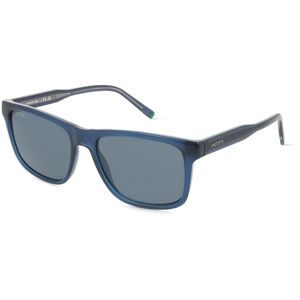 Marchon Germany GmbH Lacoste L6025S Unisex-Sonnenbrille Vollrand Quadratisch Acetat Spritzguss-Gestell, Blau