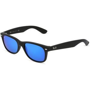 Luxottica Fashion Brillen Vertriebs GmbH Ray-Ban RB 2132 NEW WAYFARER Unisex-Sonnenbrille Vollrand Quadratisch Propionat-Gestell, Schwarz