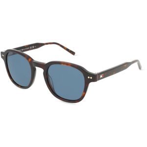Safilo SpA Tommy Hilfiger TH 2185/S Herren-Sonnenbrille Vollrand Panto Acetat-Gestell, Havanna