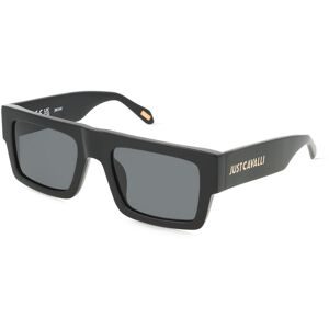 DE RIGO Vision D.A.CH. GmbH Just Cavalli SJC103 Damen-Sonnenbrille Vollrand Quadratisch Acetat-Gestell, Schwarz