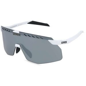 Uvex Sports uvex S534012 pace stage S Unisex-Sonnenbrille Randlos Monoscheibe TR90-Gestell, Weiß