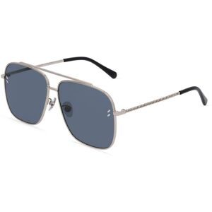 Thélios Stella McCartney SC40051U Unisex-Sonnenbrille Vollrand Pilot Metall-Gestell, Silber